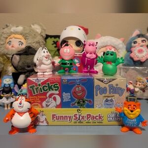 PoPaganda: Cereal Killers Funny Six Pack Blacklight Figures - New & Sealed